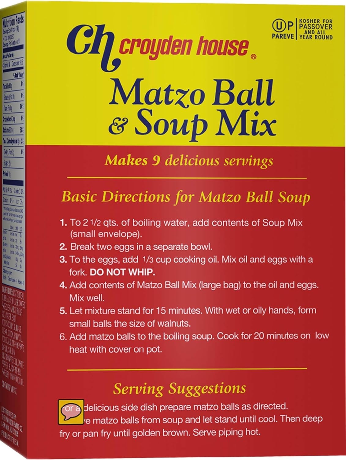 Croyden House Mix Soup Matzo Ball (Pack of 4)
