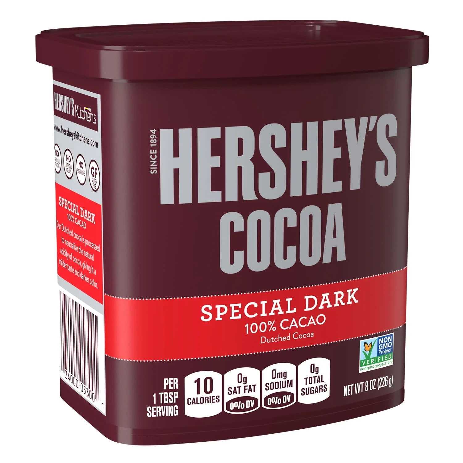 3 Pack Hershey’s Special Dark Dutched Cocoa Powder 8 oz 100% Cacao Gluten Free