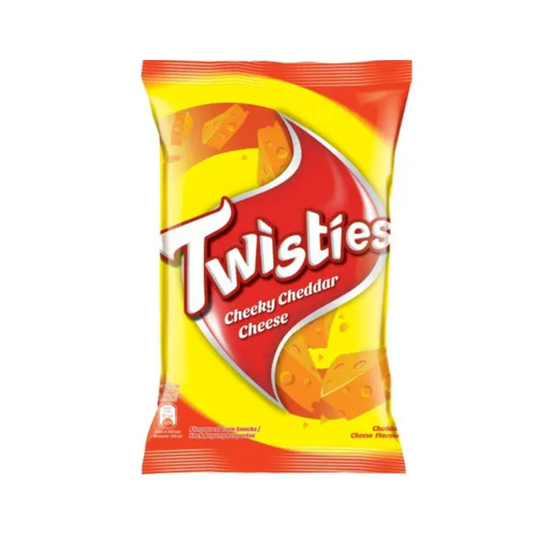 Twisties Cheddar Cheese Mid Pack Corn Snacks 60g*2 – Halal Malaysia