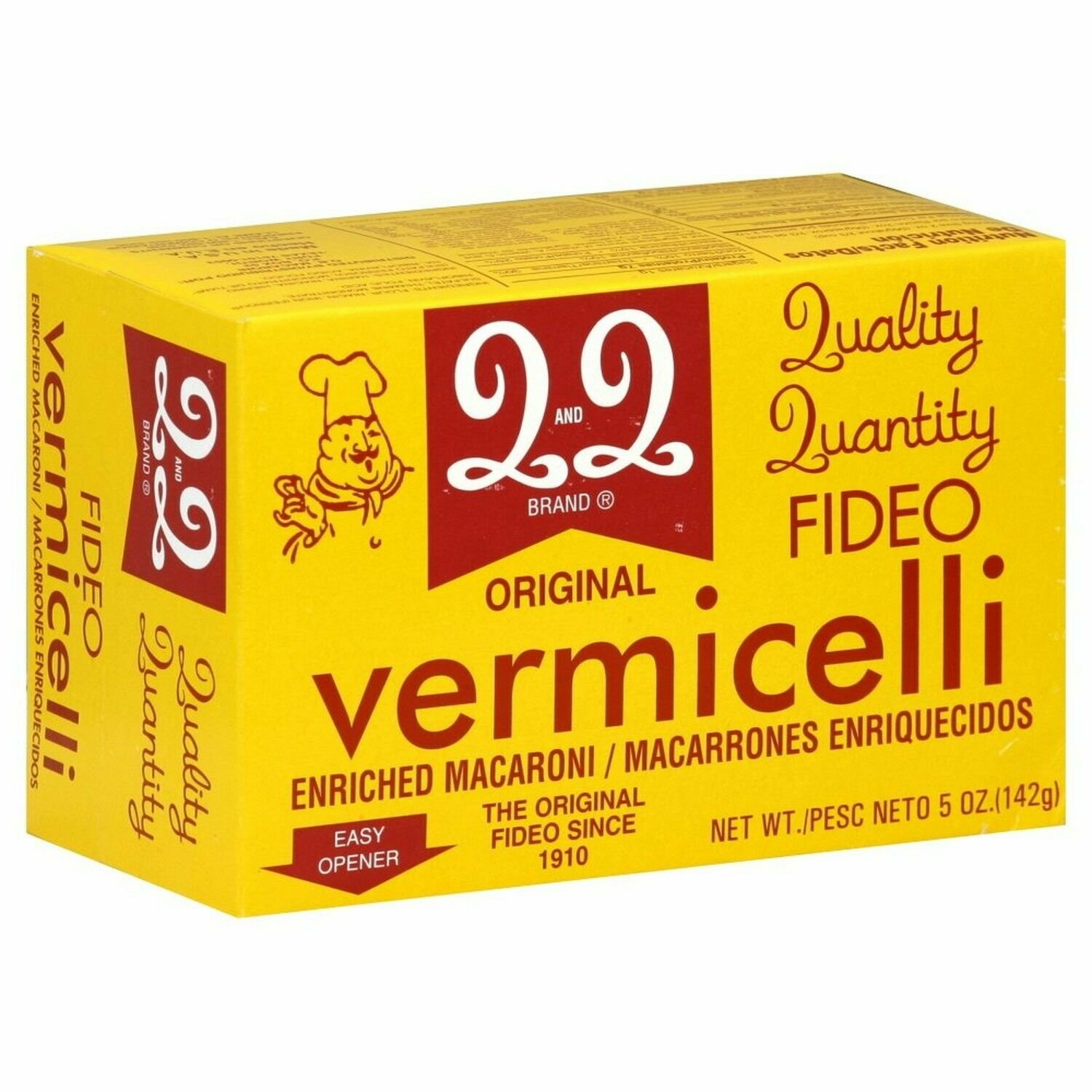 Q&Q Vermicelli Pasta (Fideo) (Pack of 6) (Original – 5oz Box)