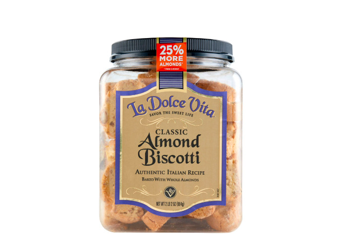 2 pack La Dolce Vita Classic Almond Biscotti 34 oz. FREE shipping !!!