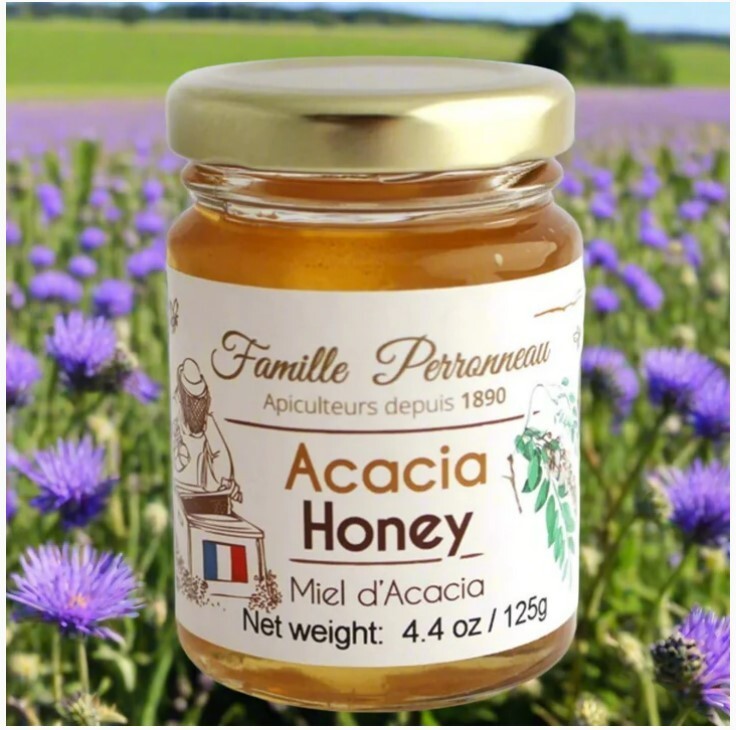 Famille Perronneau, Miel d’Acacia (French Acacia Honey), 4.4 Oz