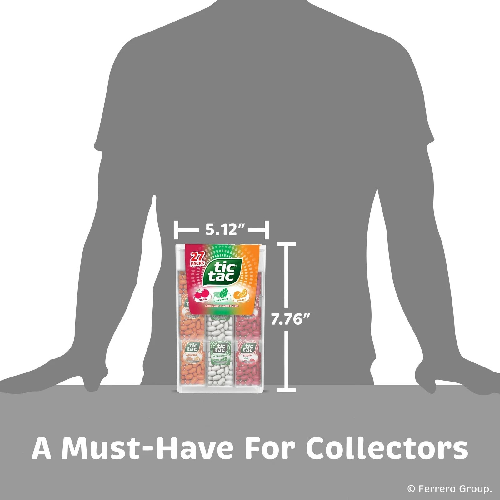 Tic Tac Variety Pack Mega Box Bulk 27 Packs Cherry Freshmints Orange