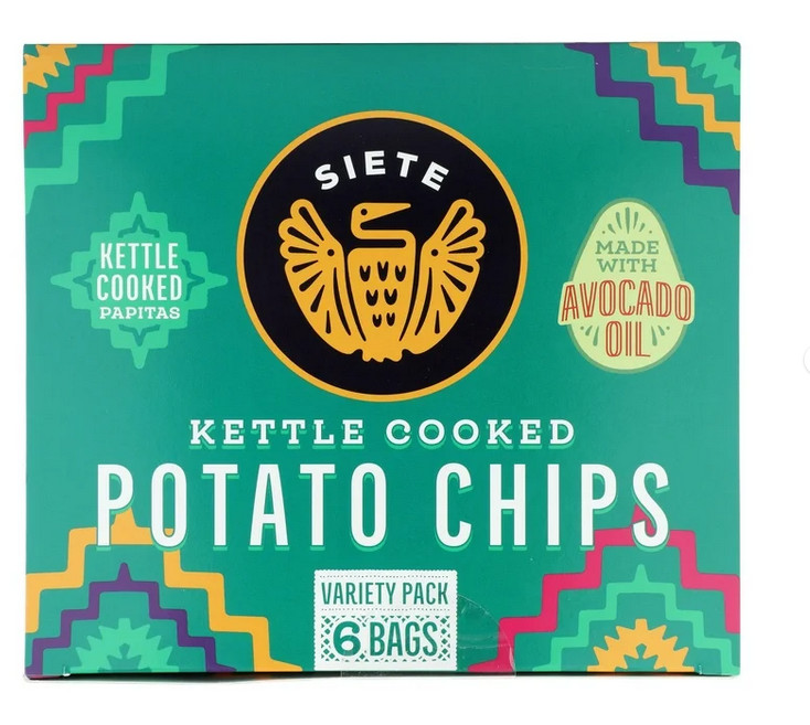 Siete Family Foods Siete Kettle Variety Pack, 6 pack