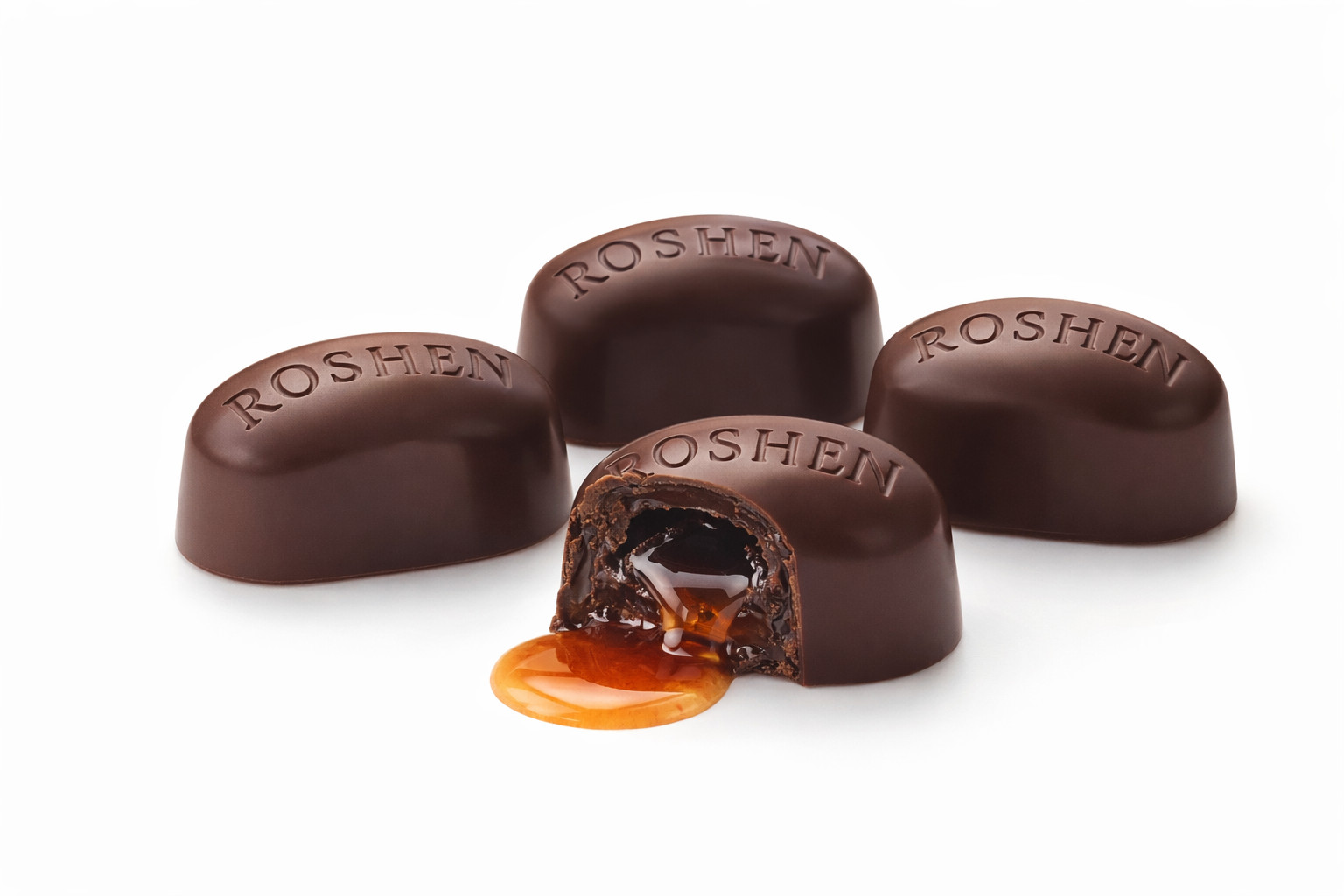 Roshen Shooters Chocolate Candies Rum, Brandy, Whiskey Liqueur 3 Packs
