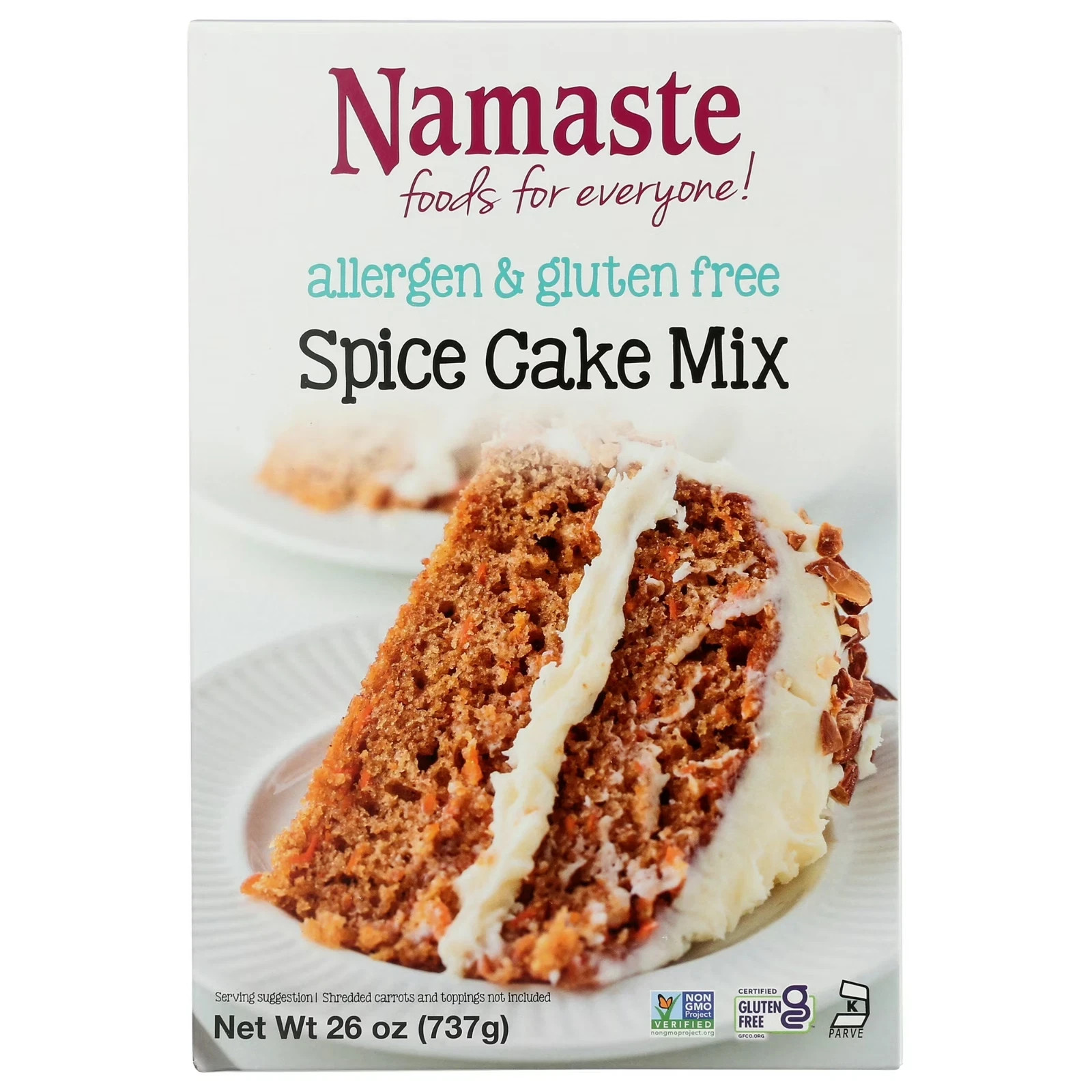 Namaste Foods Gluten-Free Spice Cake Mix – 26 oz…