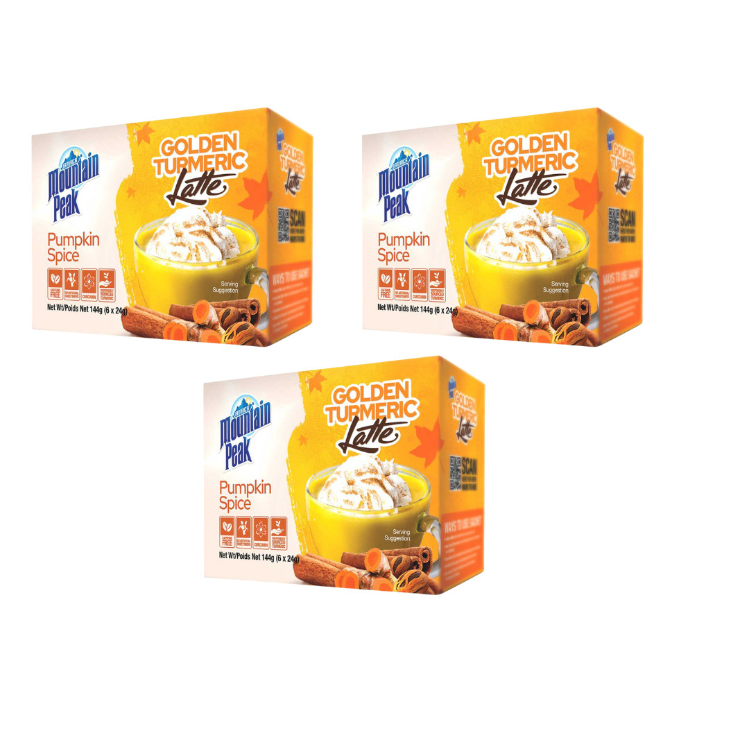 Tumeric Pumpkin spice Latte (6x 24 g each) – Pack of 3