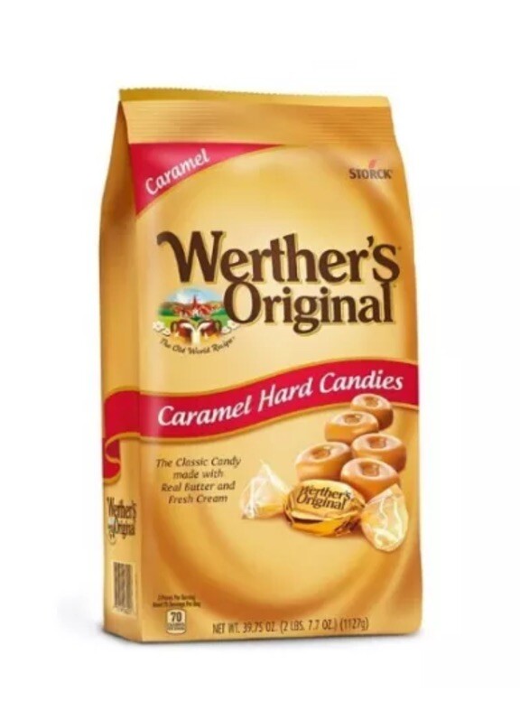 Werther’s Original Caramel Hard Candy Bag – 39.75 oz / 2.7 lbs