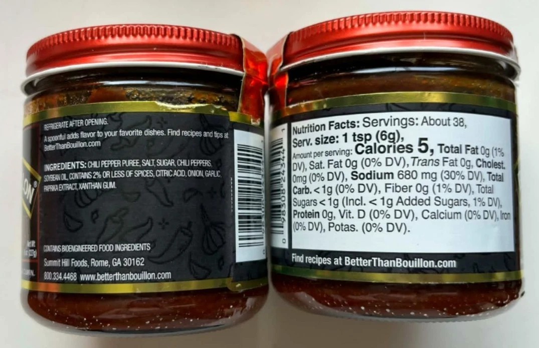 2 Better Than Bouillon Adobo Flavor Base 8 oz Ea EXP 02/04/2027