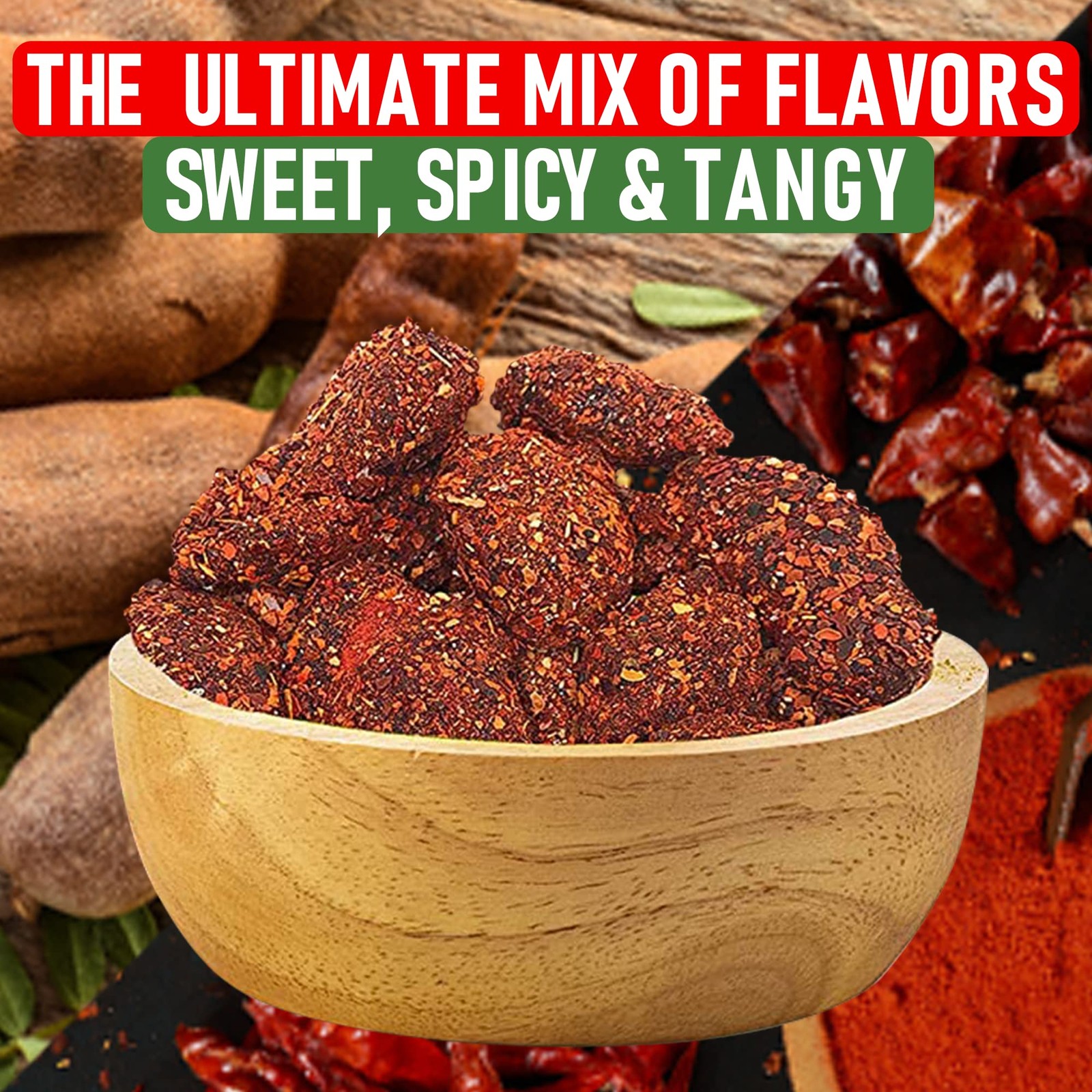 Tamarindo De Frutas Con Chile, Authentic Mexican 8.5 Ounce (Pack of 1), Red