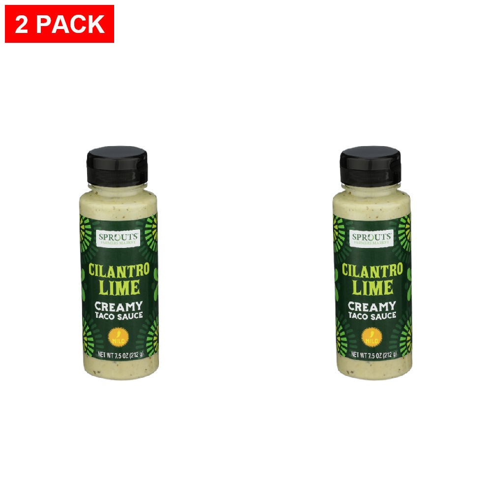 2 Pack – Sprouts Creamy Taco Sauce With Hints Of Cilantro Lime 7.5 oz