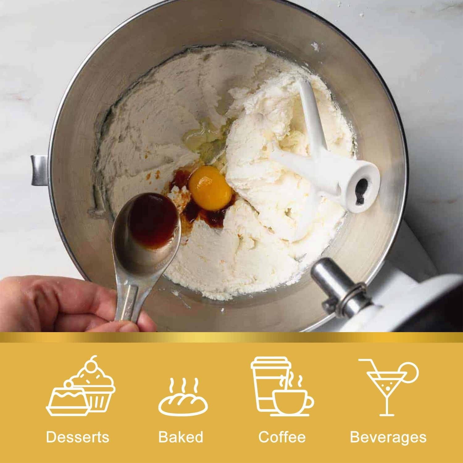 Vanilla Bean Paste for Baking and Cooking, Premium Madagascar Vanilla Made with
