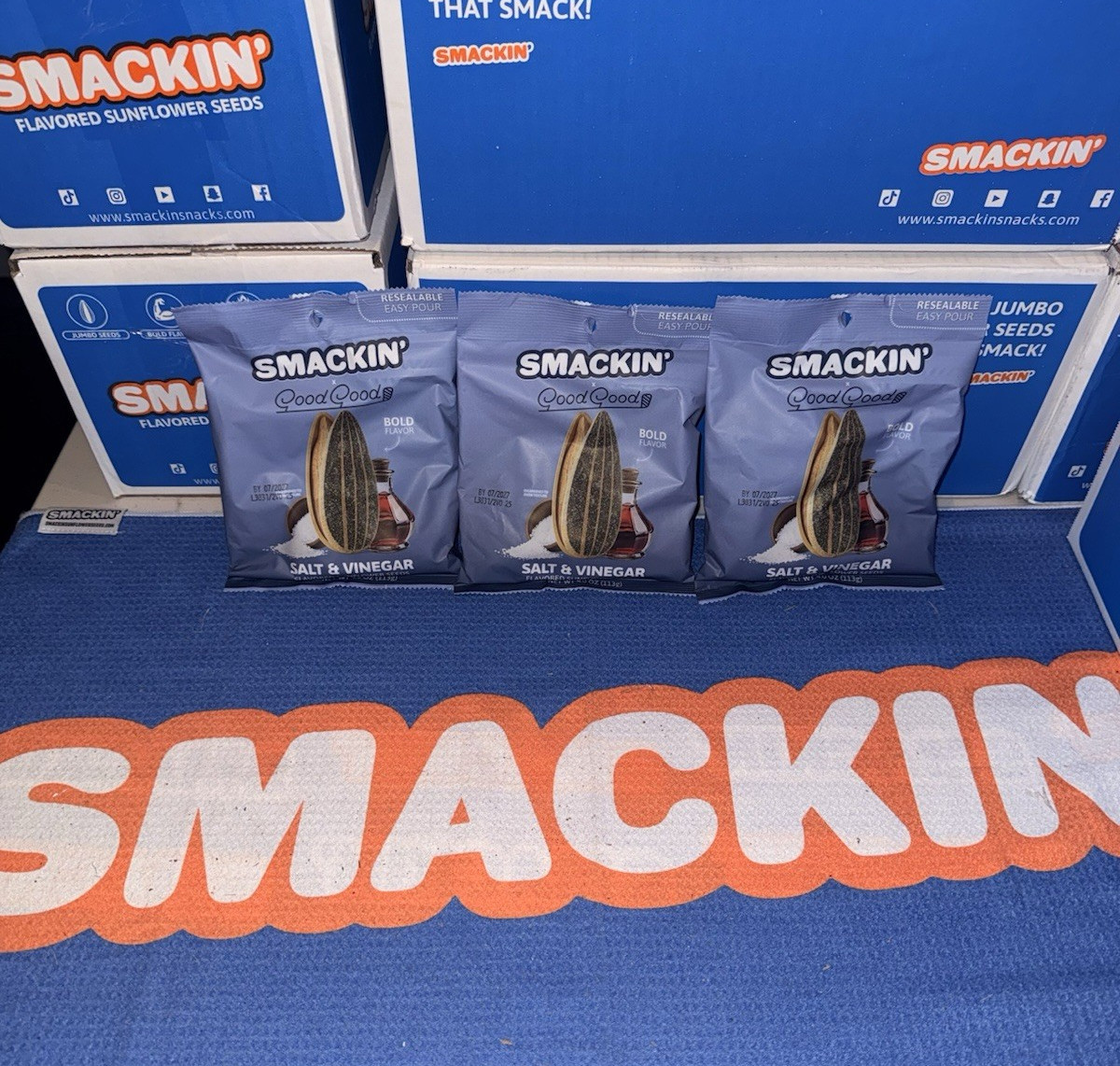 Smackin’ Sunflower Seeds – Salt & Vinegar – Limited Edition!