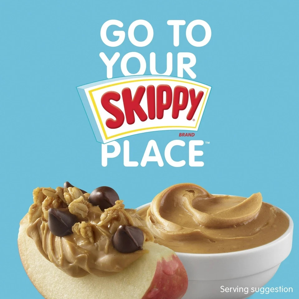 SKIPPY Creamy Peanut Butter 5 Pound Jar Smooth Spread Bulk Family Size