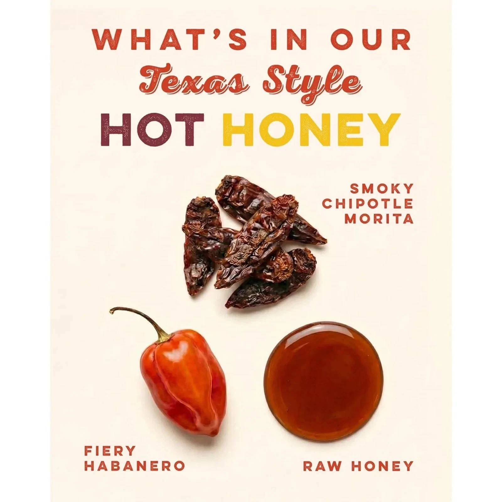 Desert Creek Honey Texas Style Hot Honey, 100% Unfiltered, Unpasteurized Honey