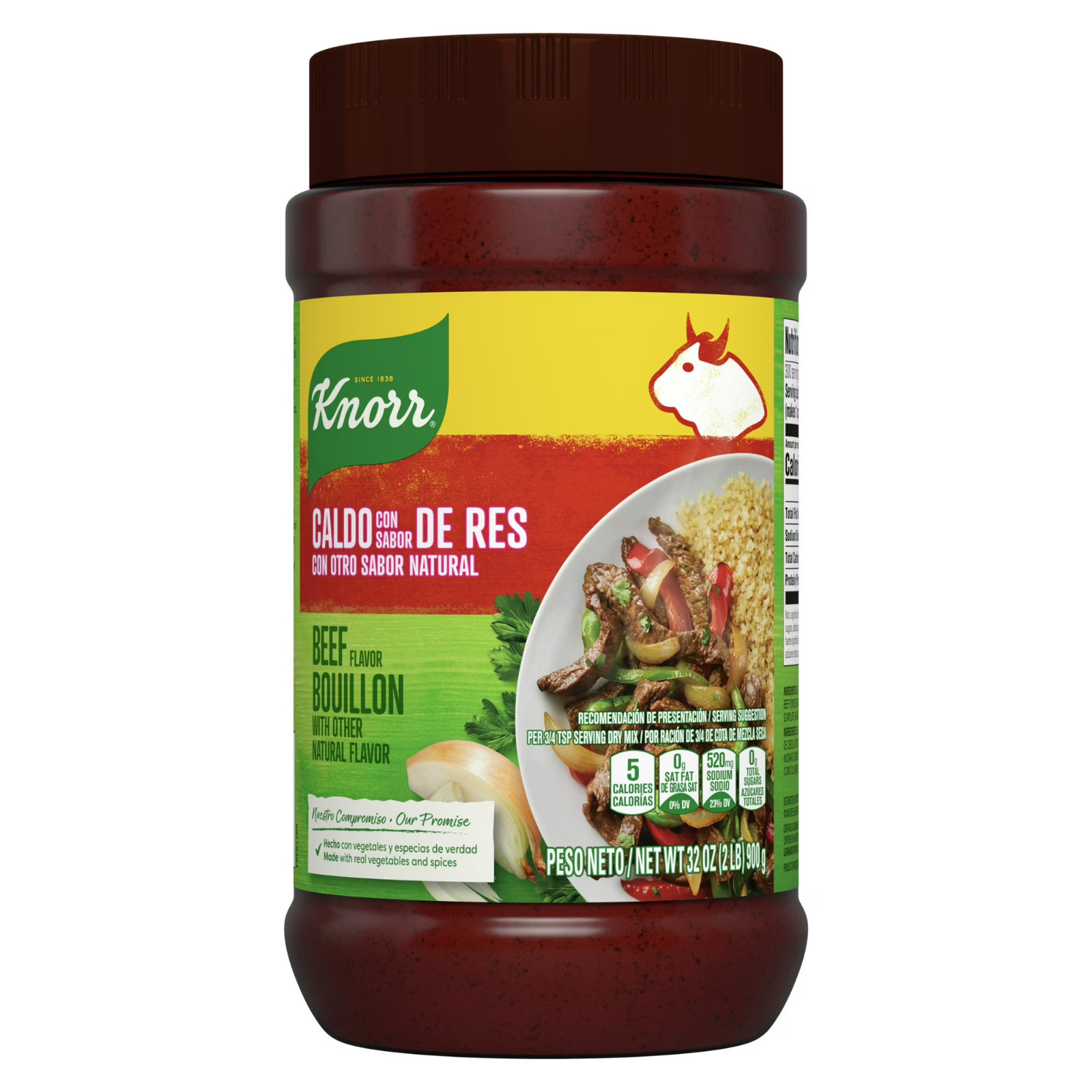 Knorr Granulated Beef Bouillon Ground Seasoning, 2.0 lb Jar, Free Shipping….