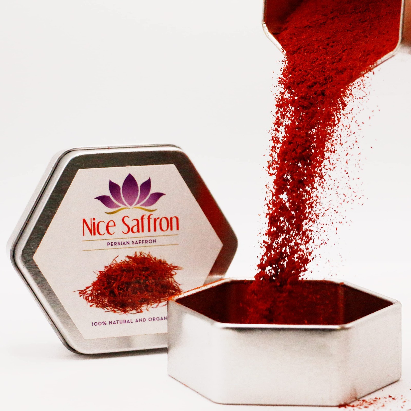 Premium Real Saffron Powder – Deep Red Spice for Cooking & Baking (5g)