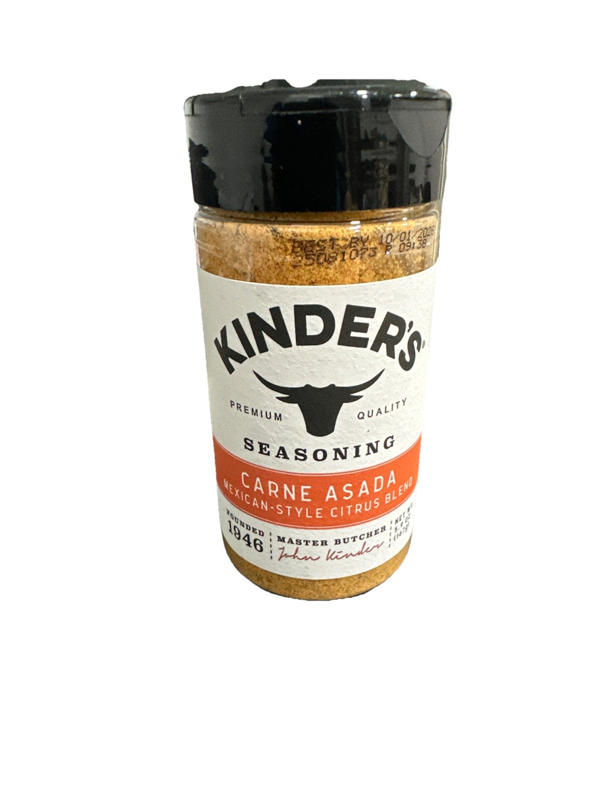 Kinder’s Rub 5.9 oz CARNE ASADA Mexican-Style Citrus Blend. Exp. 10/28