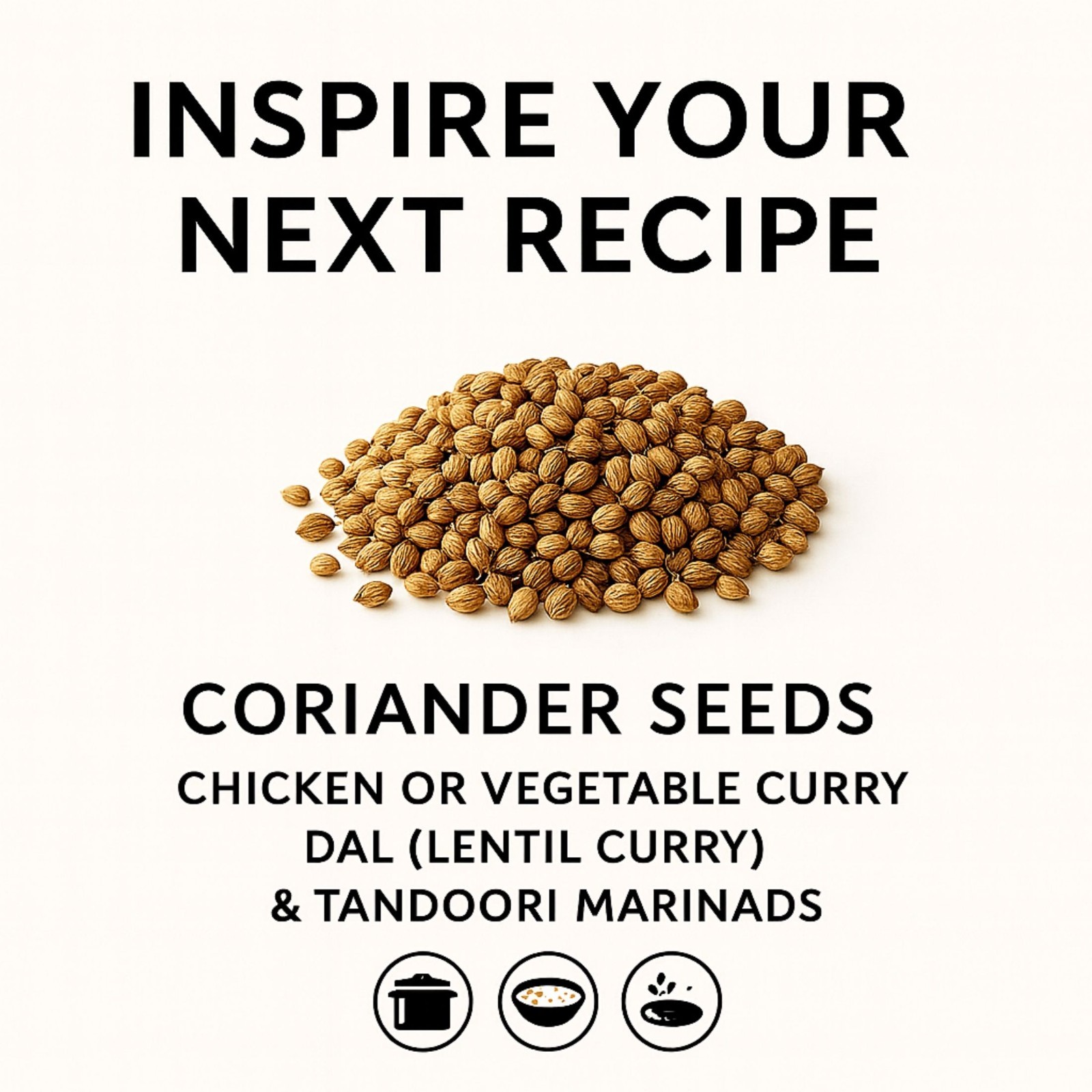 Coriander Seeds Whole – 100% Natural Spice for Cooking & Seasoning – 12 oz