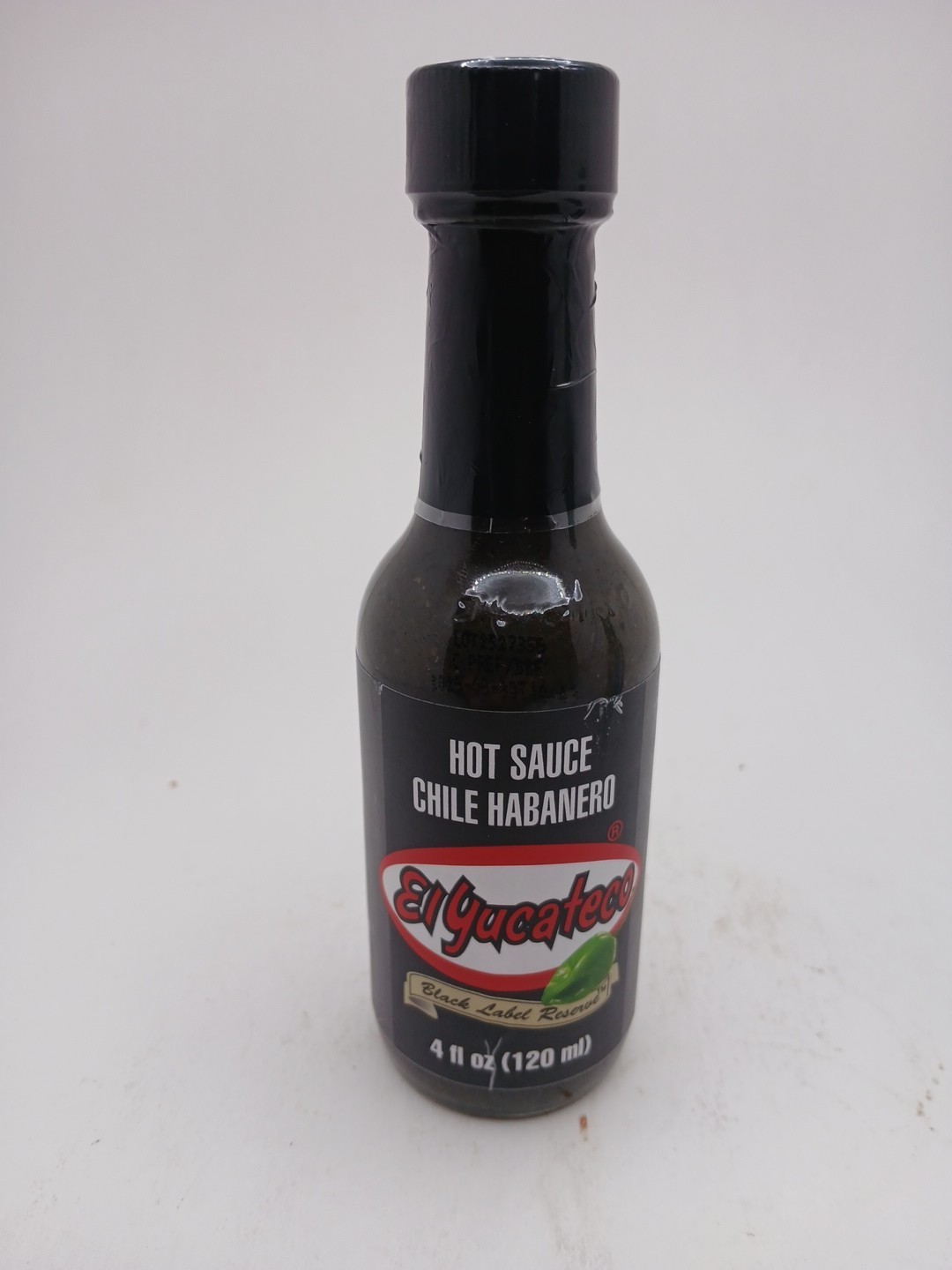 (Bundle) El Yucateco Black Label Reserve & Habanero and Pineappl Hot Sauce 4 oz