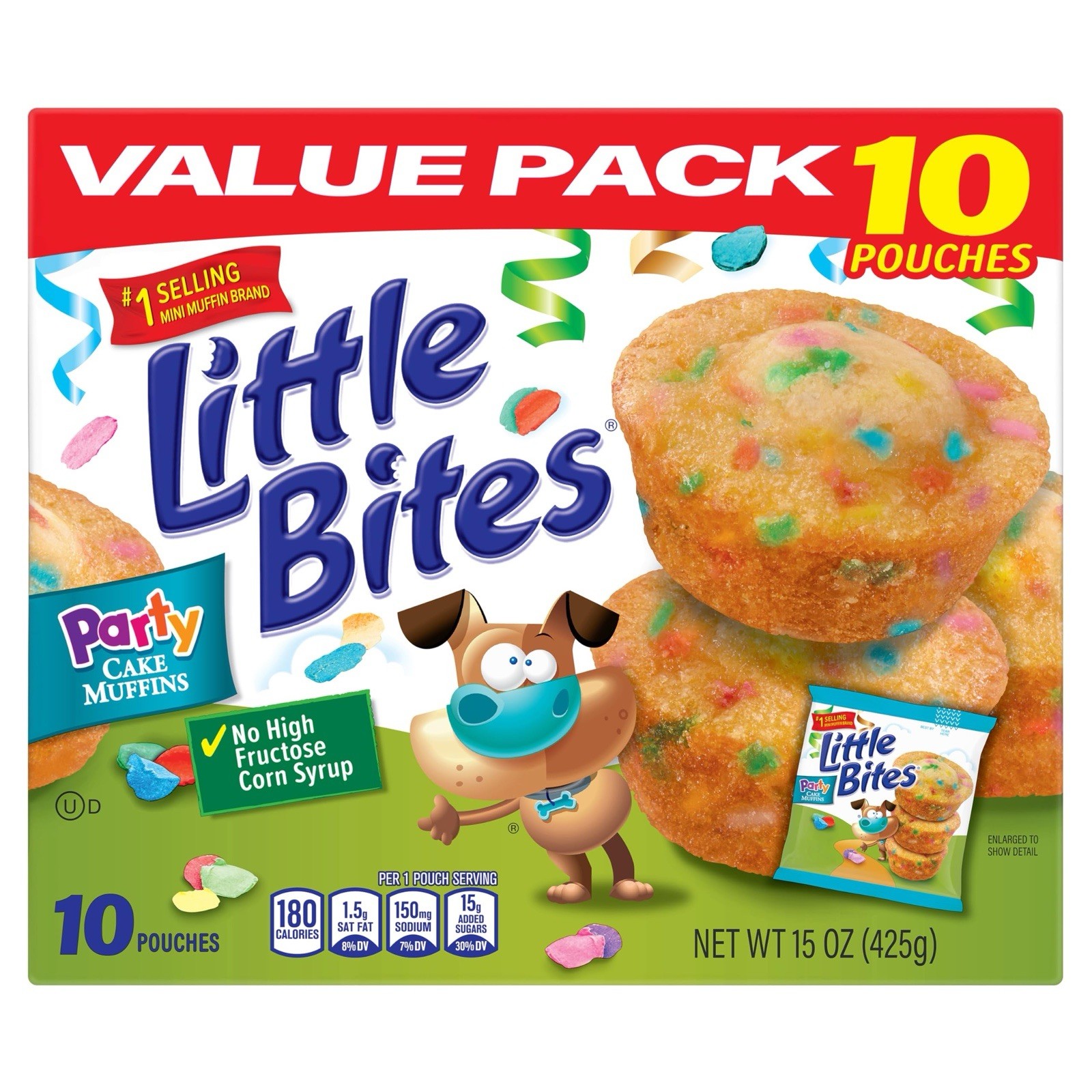 Entenmann’s Little Bites Party 🎉 Cake 🎂 10 individual packs (1.5 oz each)