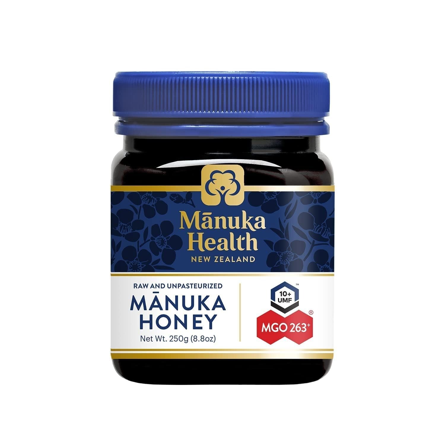 Mānuka Health New Zealand Raw Manuka Honey UMF 10+ MGO 263+ 8.8oz (250g)