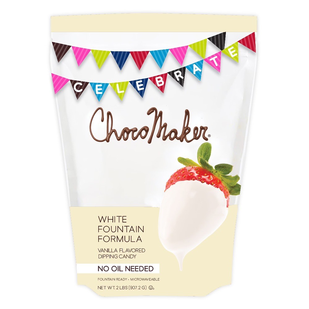 White Vanilla Chocolate Fondue Dip, Gluten-Free and Wheat-Free, 2 lbs 32 oz