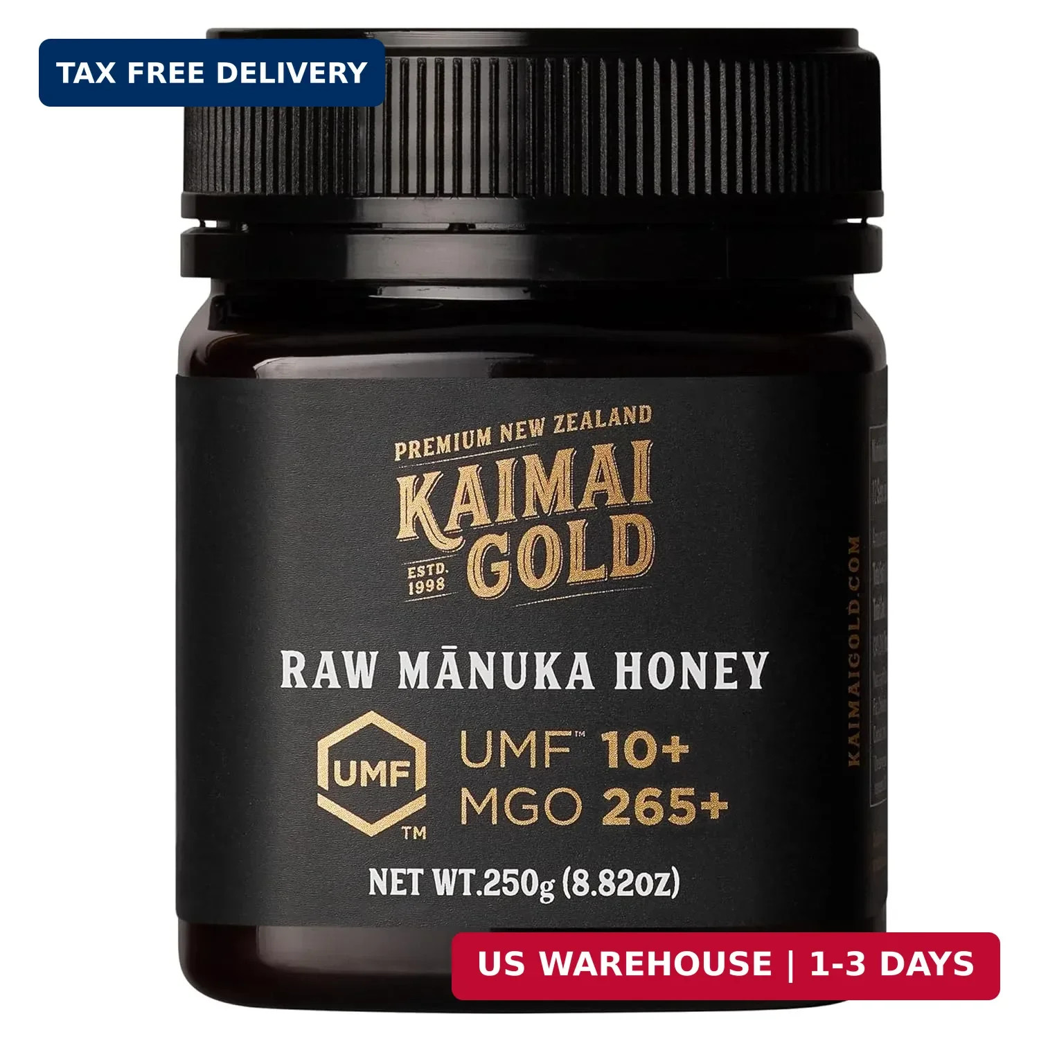 Raw Manuka Honey, MGO 265+, New Zealand Honey, Non-GMO, Traceable fr
