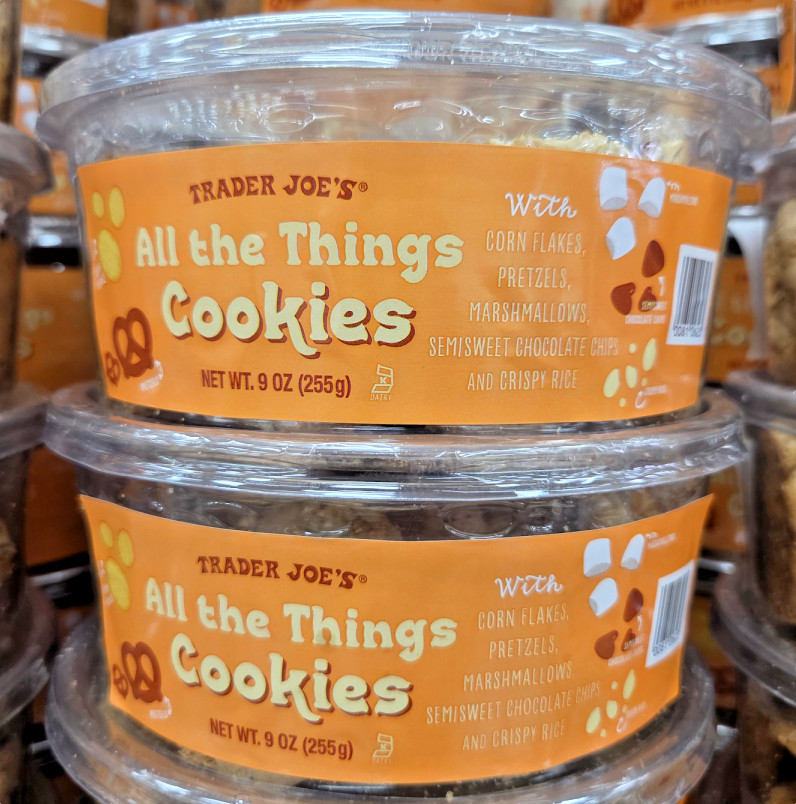 Trader Joe’s All the Things Cookies 9oz 255g (2 Tubs)
