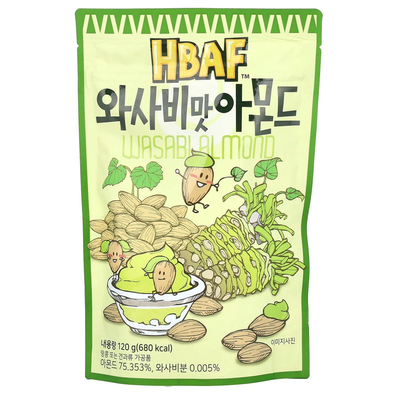 Wasabi Almond, 4.23 oz (120 g)