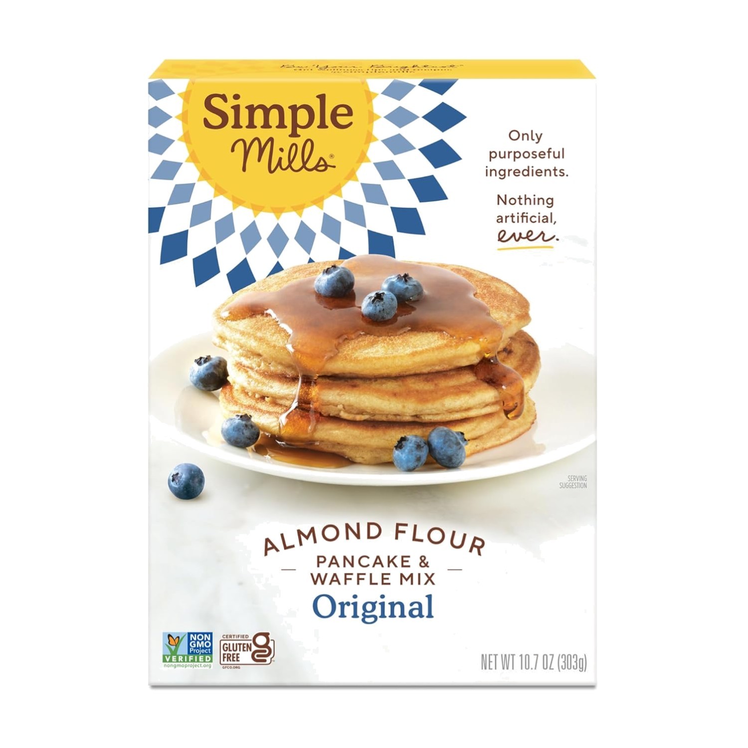 Nutritious Simple Mills Pancake & Waffle Mix – Gluten Free & Easy Prep, 10.7 oz