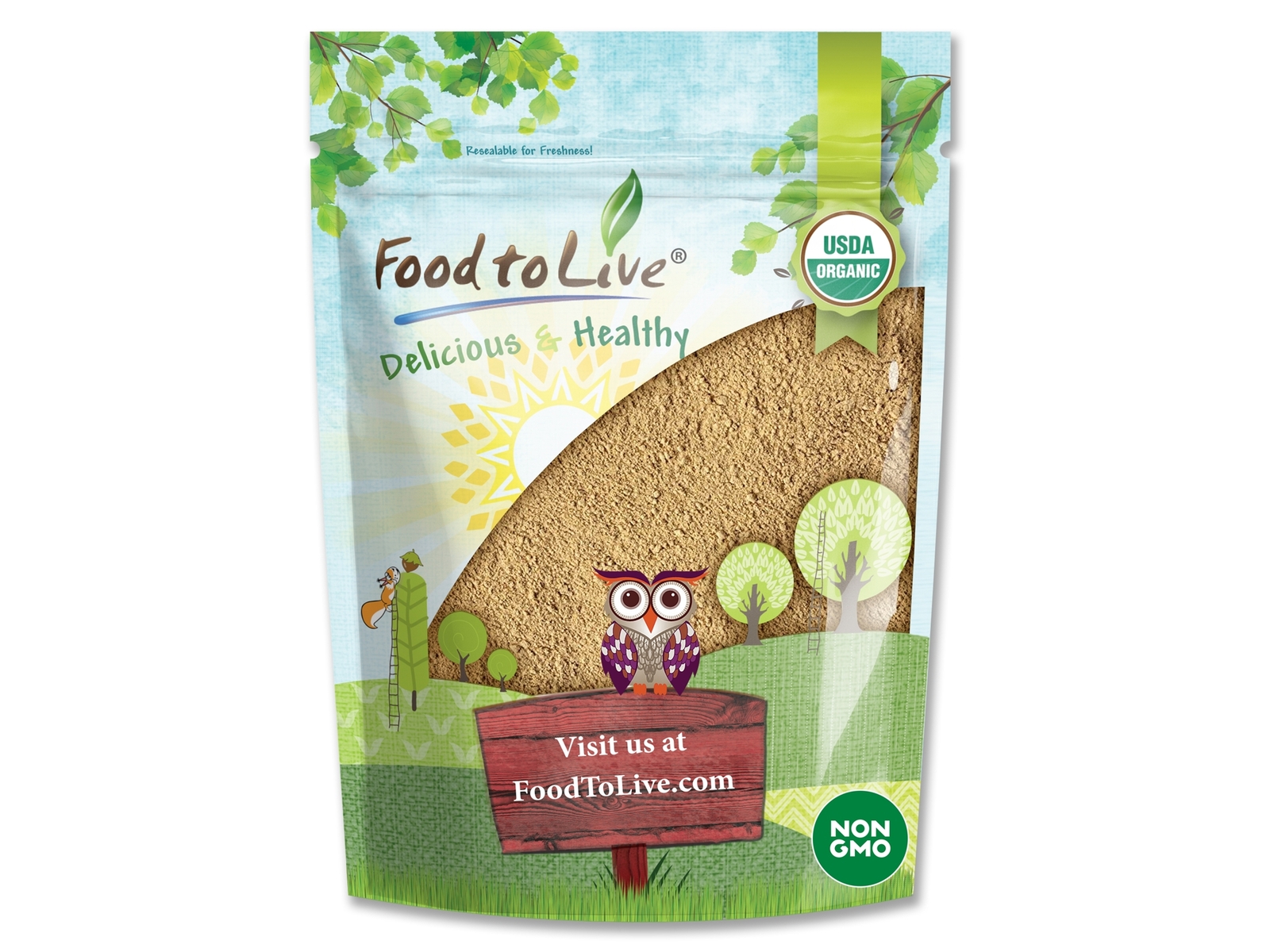 Organic Garlic Powder – Non-GMO, Raw, Vegan – by Food To Live