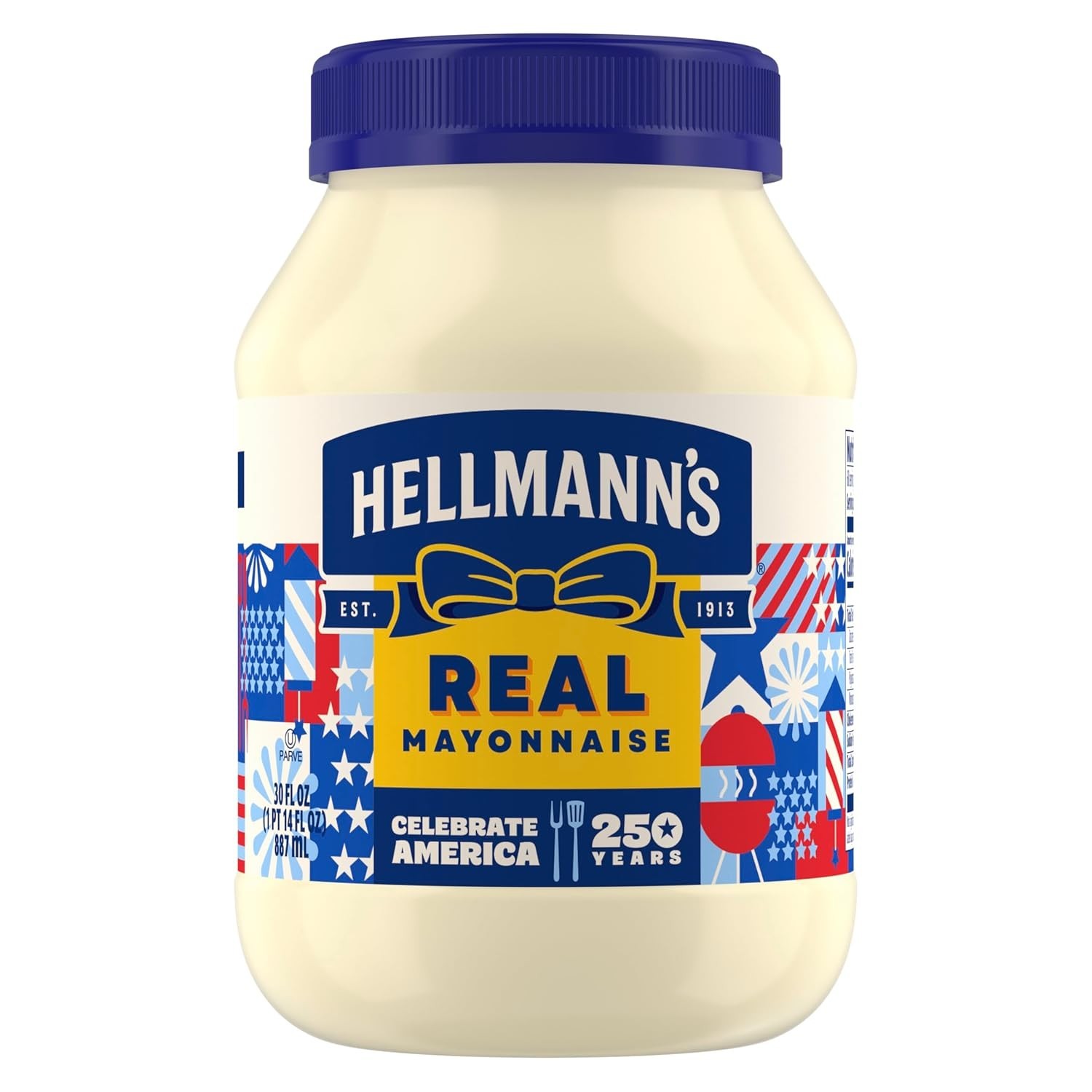 Hellmann’s Mayonnaise Real Mayo 1 ct For A Creamy Sandwich Spread or 30 oz.
