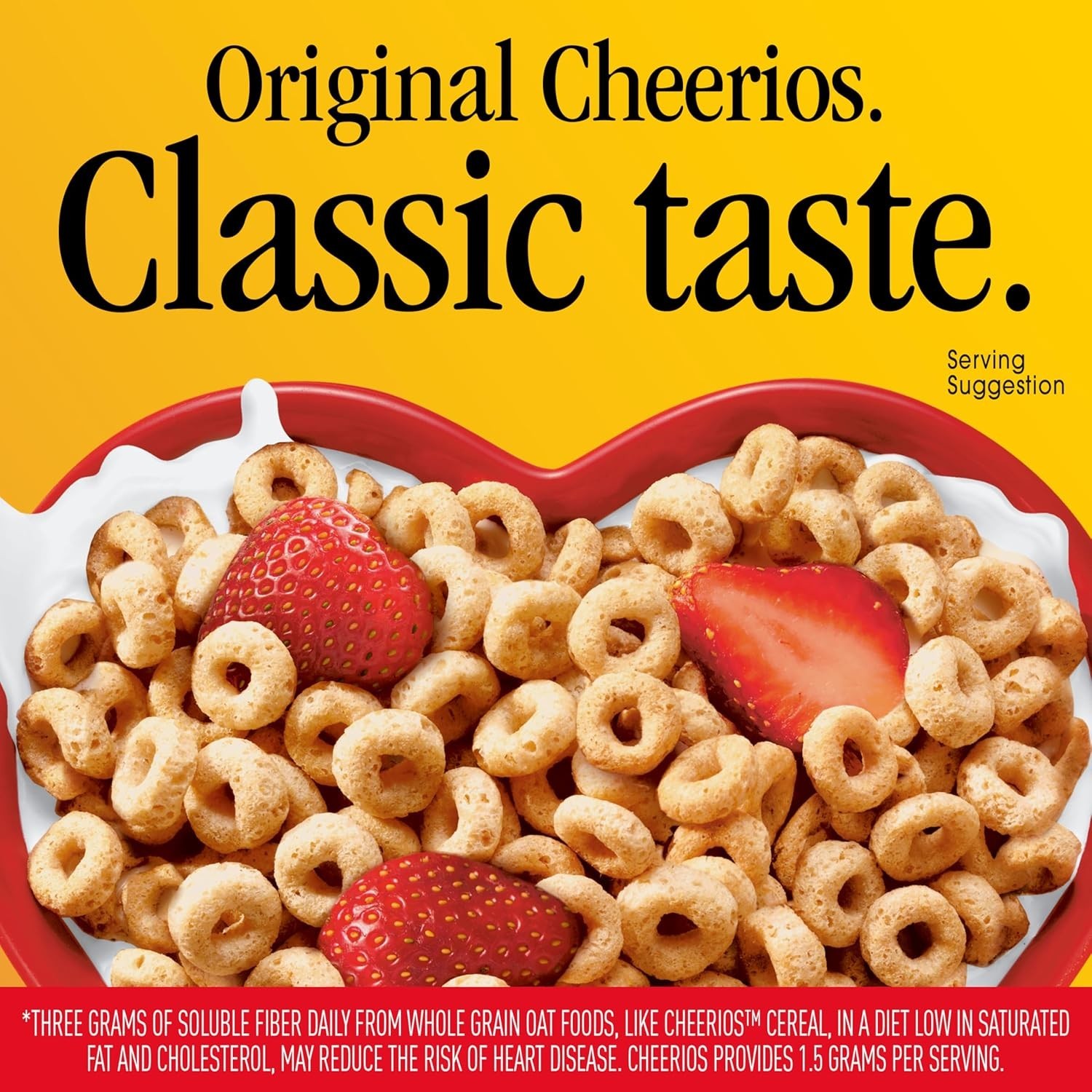 Cheerios Heart Healthy Gluten Free breakfast cereal Mega Size 24 oz….