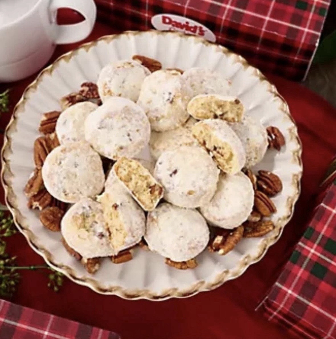 David’S Cookies Butter Pecan Meltaways Melt-In-Your-Mouth Cookies 32oz/907g