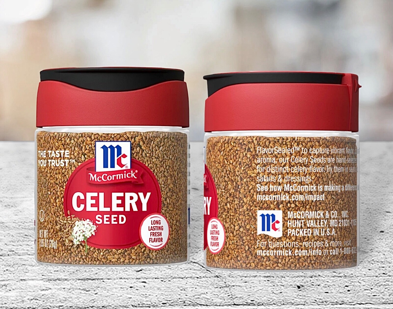 McCormick Celery Seed NON-GMO .95oz Each