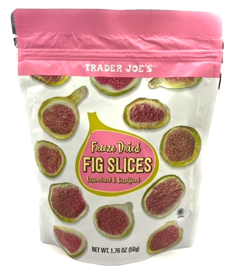 Trader Joe’s Freeze Dried Fig Slices Unsweetened Unsulfured 1.76 oz Each RARE