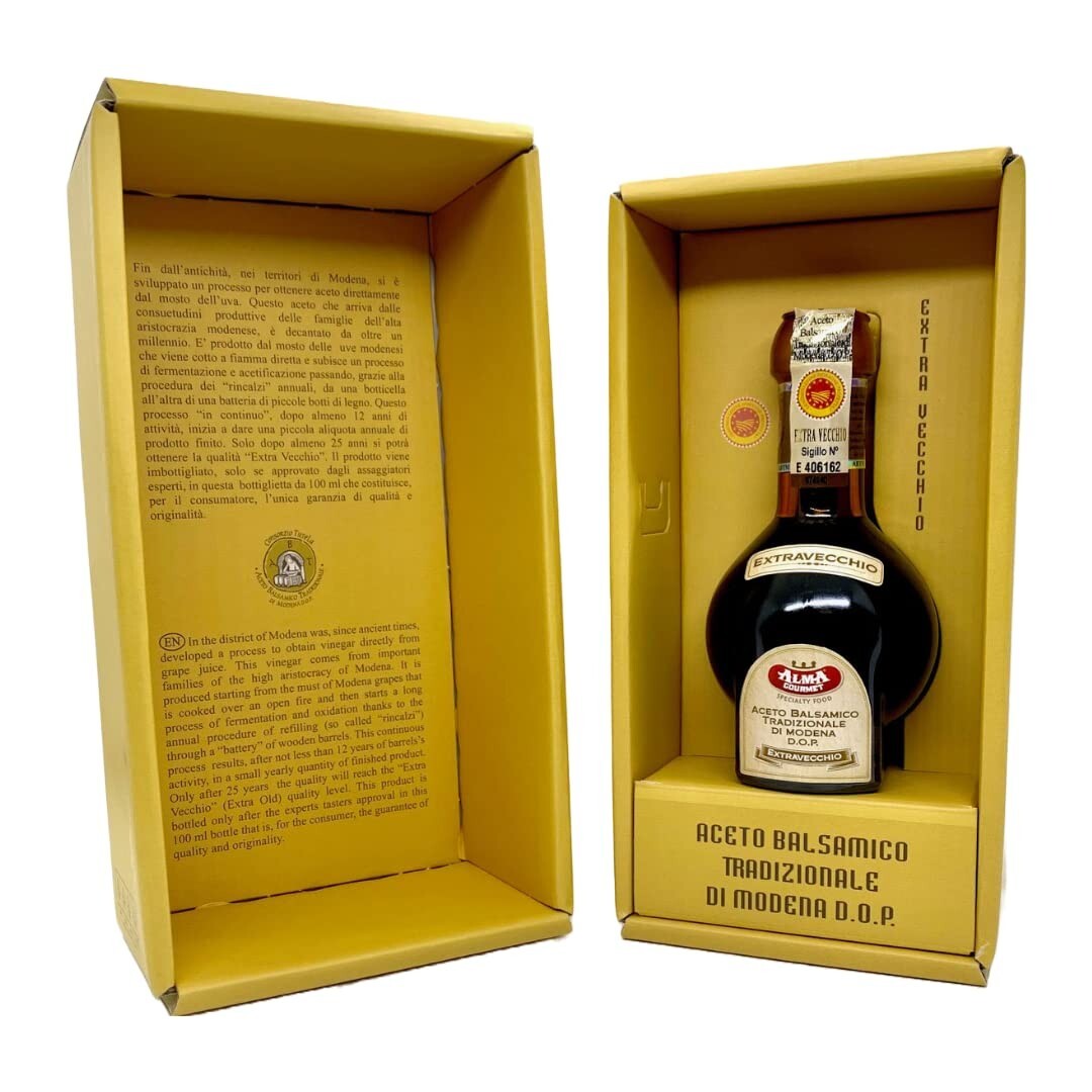 25 Year Aged Extravecchio Traditional Balsamic Vinegar of Modena D.O.P.