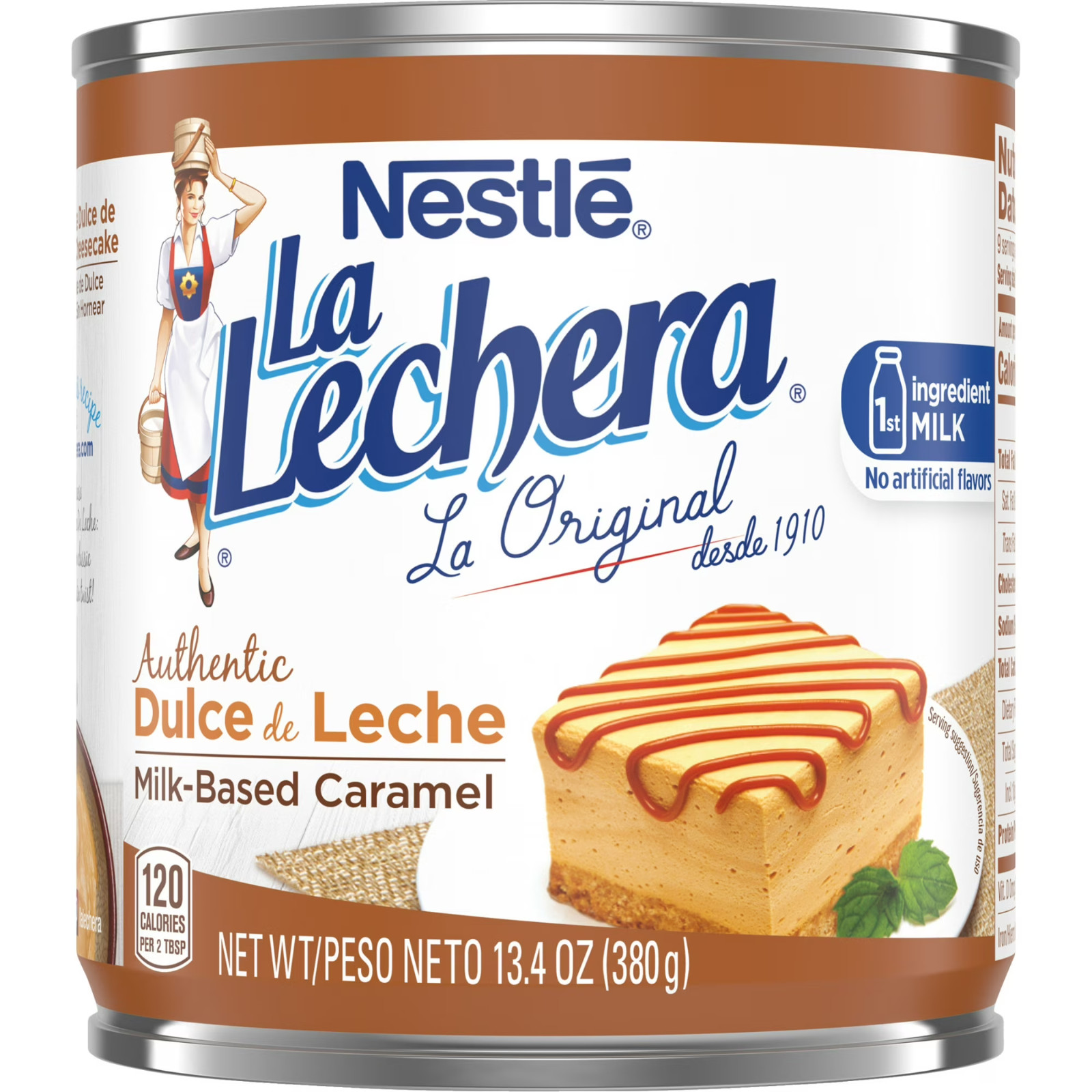 Nestle La Lechera Dulce de Leche Milk Based Liquid Caramel Sauce, 13.4 oz Can