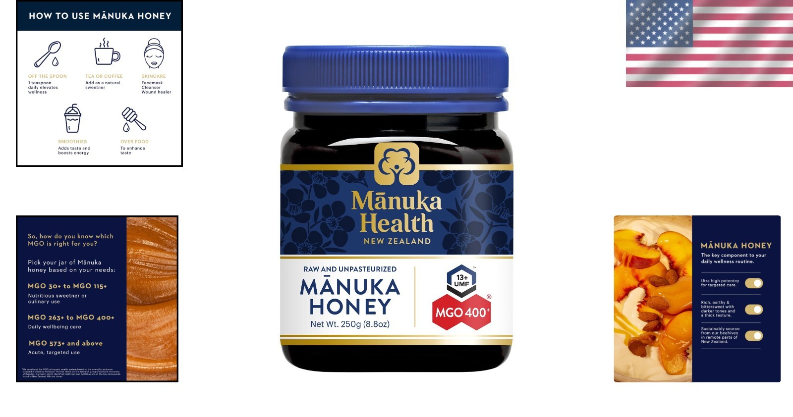 MGO 400+ Manuka Honey 8.8oz – Superfood from New Zealand