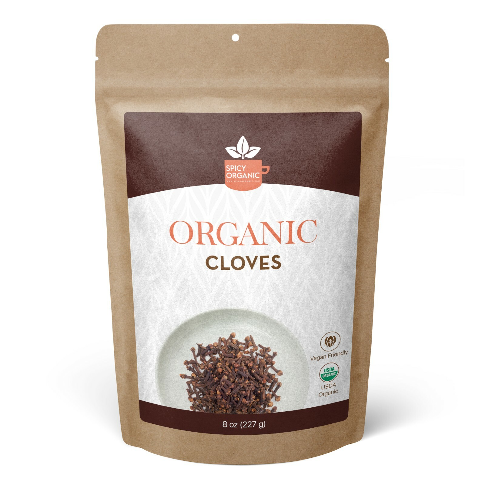 Organic Cloves Whole (8 OZ) – Non-GMO Pure Clove Seed Spice for Savory Dishes