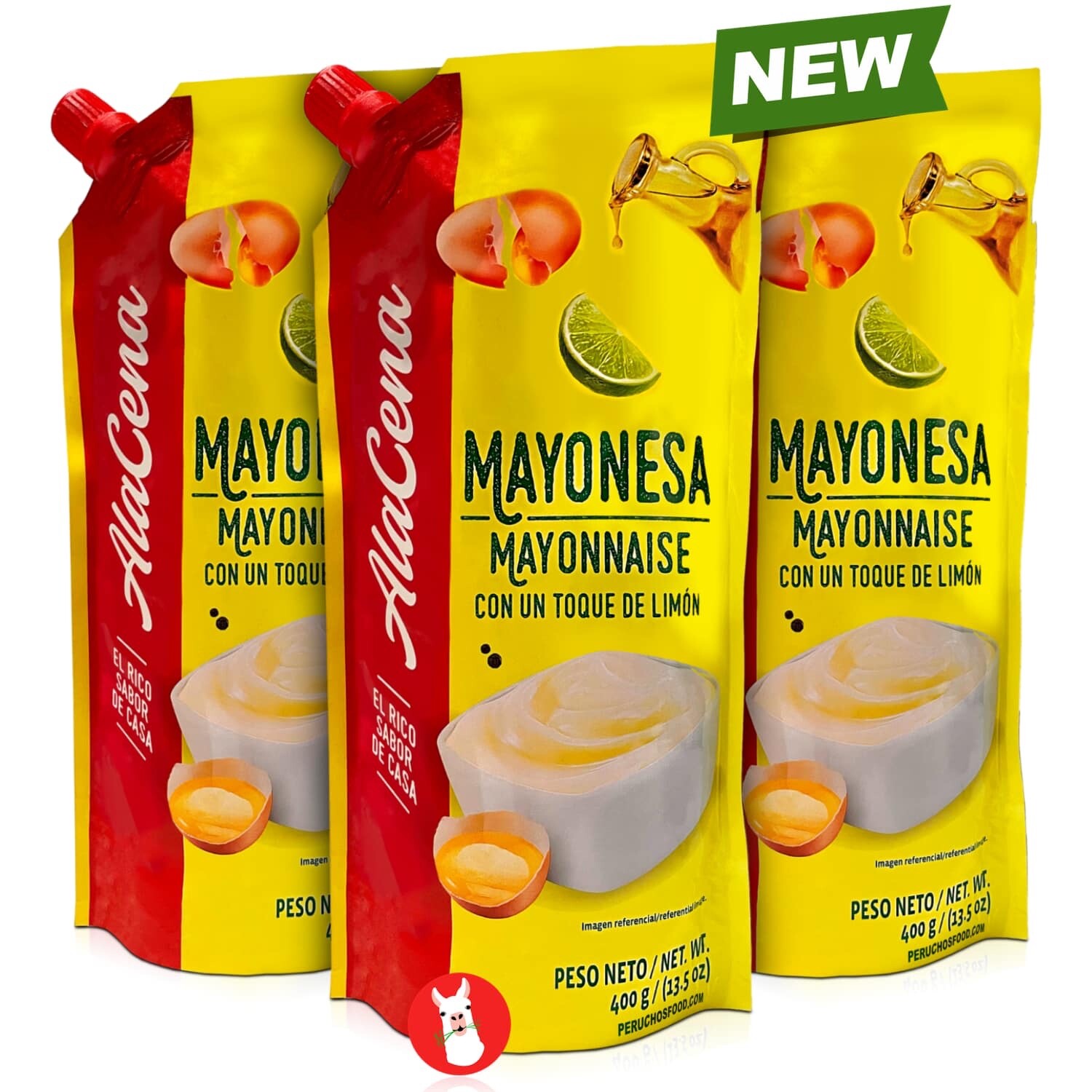 Alacena Nueva Mayonesa Peru 400g | New Peruvian Mayonnaise 3 pack