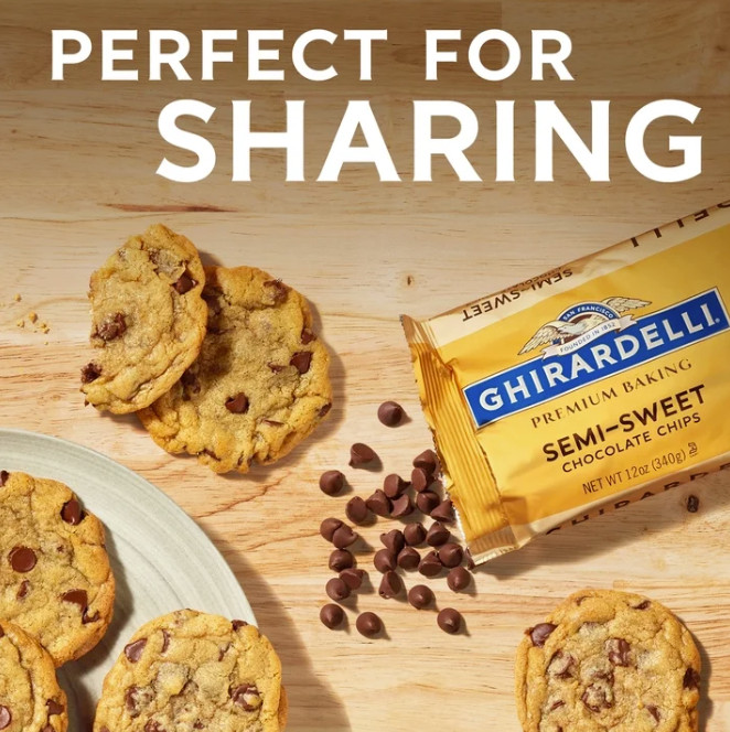 (5 pack) GHIRARDELLI Semi-Sweet Chocolate Premium Baking Chips Chocolate Chips