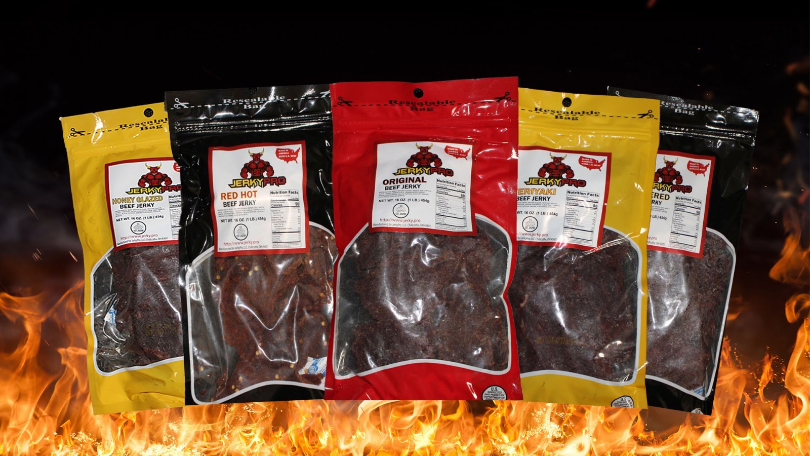 *National Jerky Award Winner* JerkyPro STEAK Beef Jerky *Free Shipping* 1 Pound