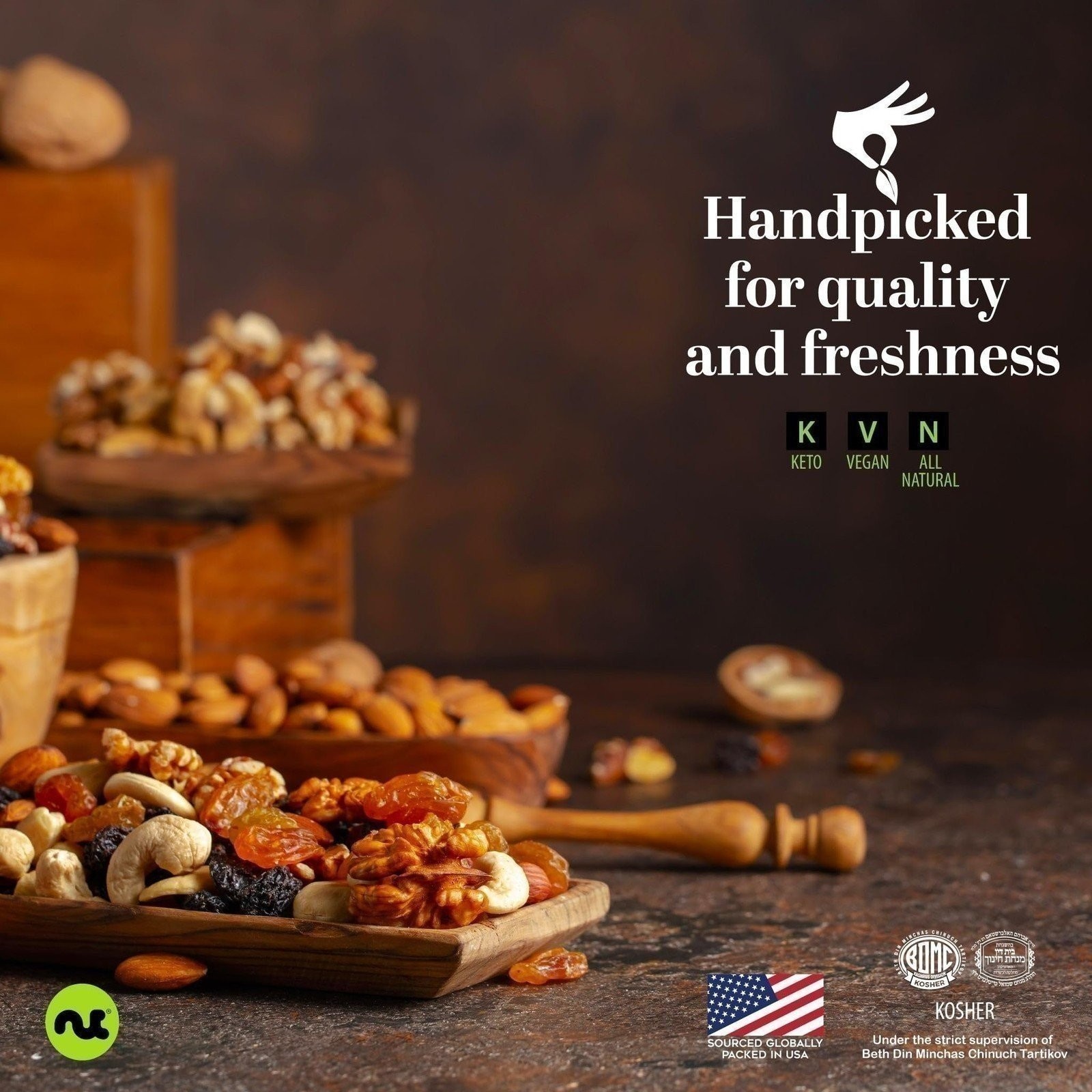 Raw Blanched Hazelnuts Filberts, No Shell, Nut Food Snack, All Natural, Kosher