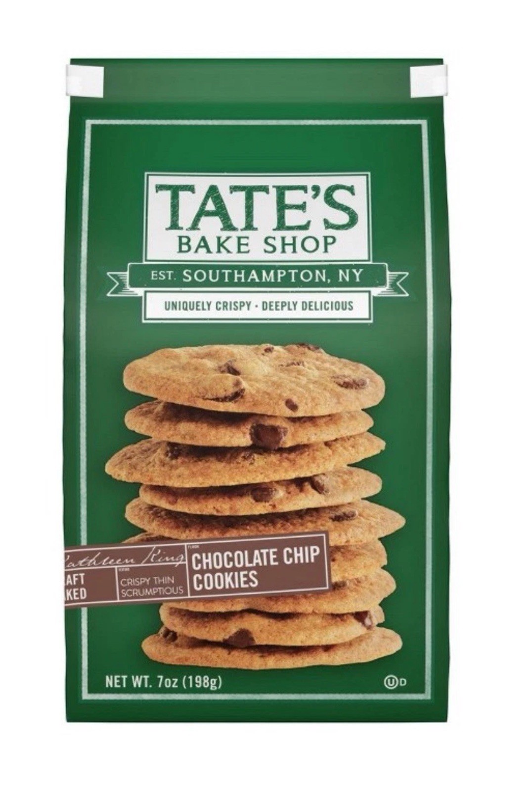 2 Pk – Tate’s Bake Shop (Crispy Thin Scrumptious) 🍪CHOCOLATE CHIP Cookies