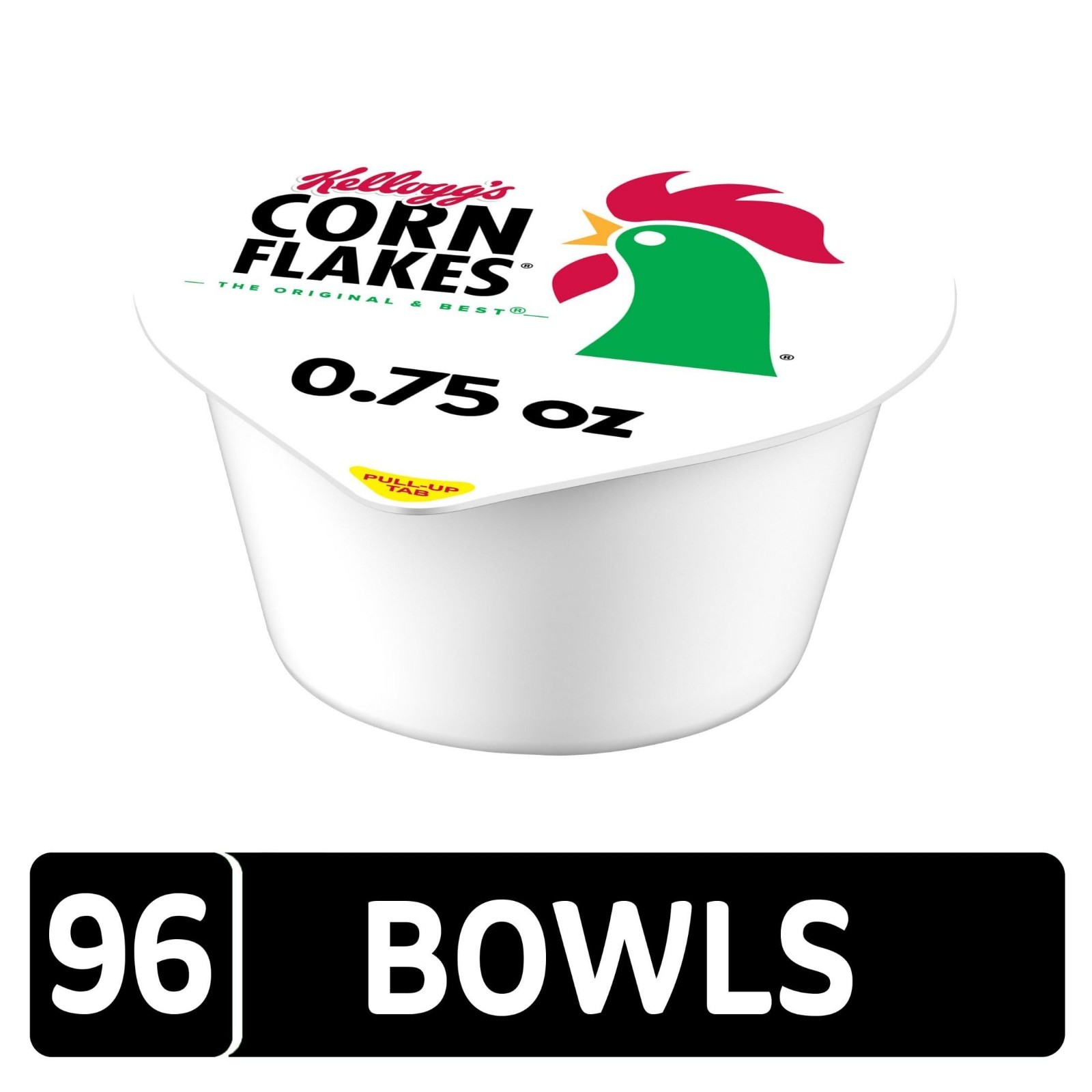 Crispy Corn Flakes Breakfast Cereal, Original Flavor, 96 Pack, 0.75oz Each