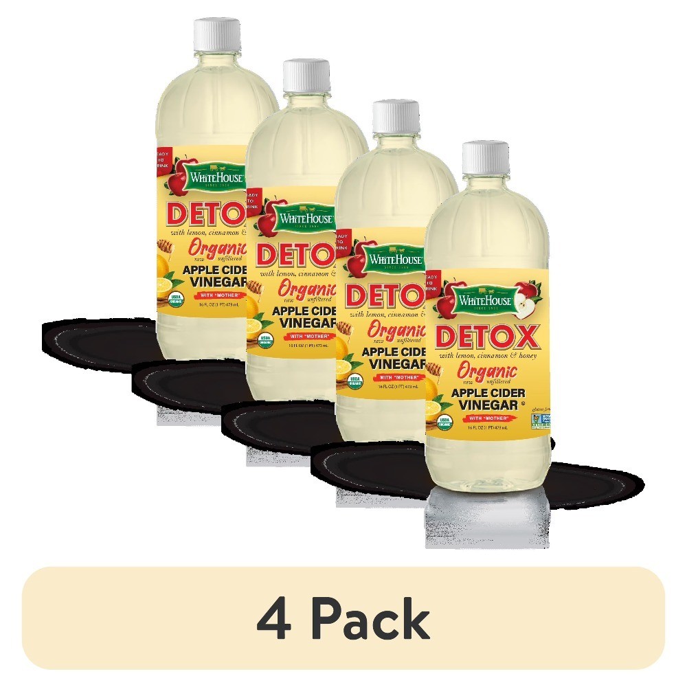 Cider Vinegar Detox Cleanse Dietary Supplement 16 fl oz 4 Pack