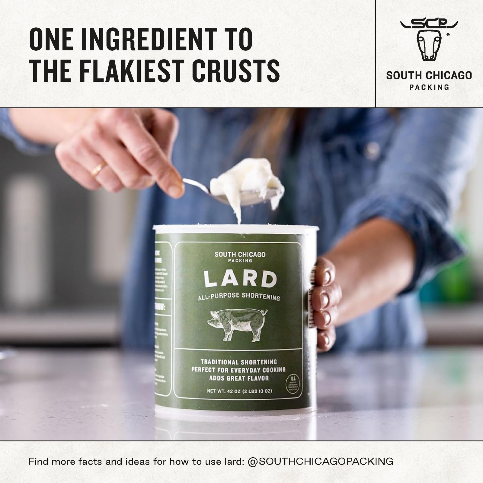 Traditonal LARD Shortening,42 Ounces,Specialty Baking Shortening and Cooking Fat