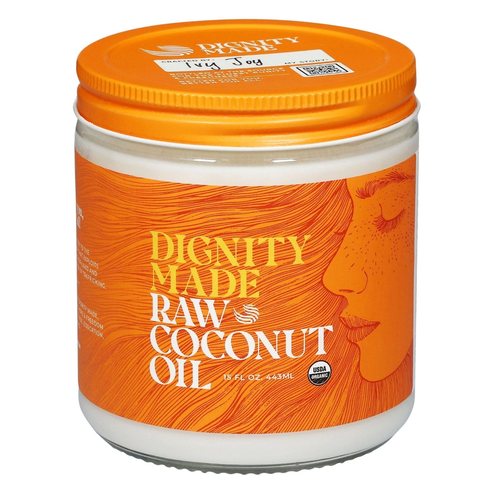 Organic Virgin Coconut Oil – Unrefined, Non-GMO, Fair Trade – Skin, Hair & Cooki